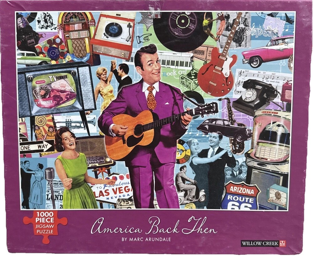 Willow Creek Marc Arundale America Back Then 1000 Piece Jigsaw Puzzle 2014 50’s